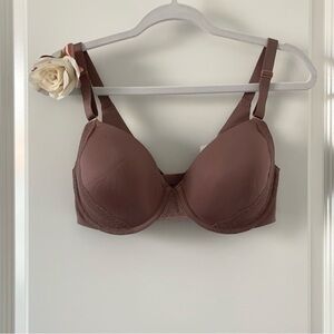 NWT | SOMA | Vanishing Perfect Coverage Lace Trim | French Mauve | Size 34DD